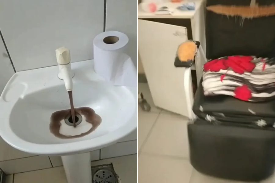 Água escura e estofados rasgados: paciente denuncia problemas em hospital de Nova Friburgo