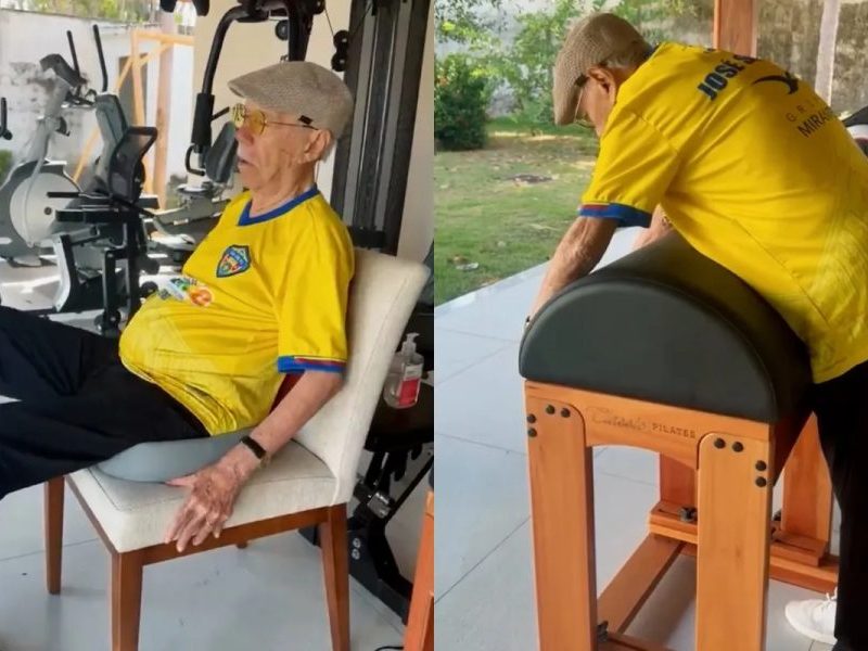 José Sarney volta a praticar exercícios após cirurgia aos 96 anos
