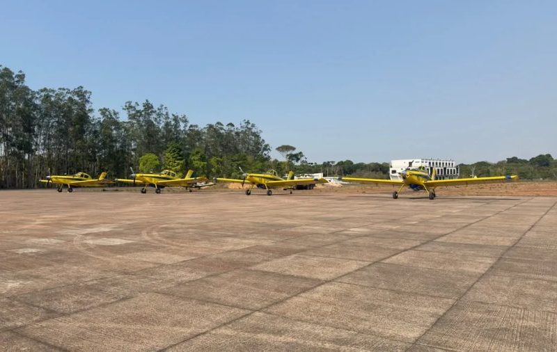 Aviões de combate a incêndios chegam a Santarém para conter fogo no oeste do Pará