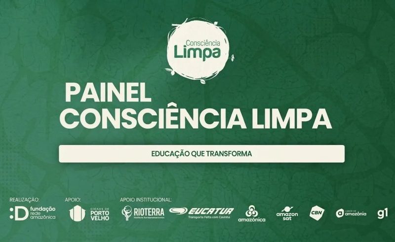 Bruno Lery, coordenador de Gestão Ambiental da Globo, participa do encerramento do Consciência Limpa em Porto Velho