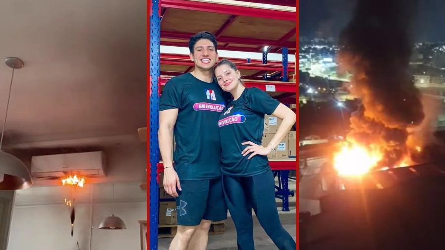 Casal que perdeu loja em incêndio teve apartamento destruído pelo fogo há 1 mês em Cuiabá