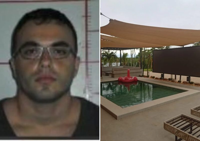 Chefe de facção baleado na Bolívia tinha mansão com praia artificial e vida de luxo na Bolívia; fotos