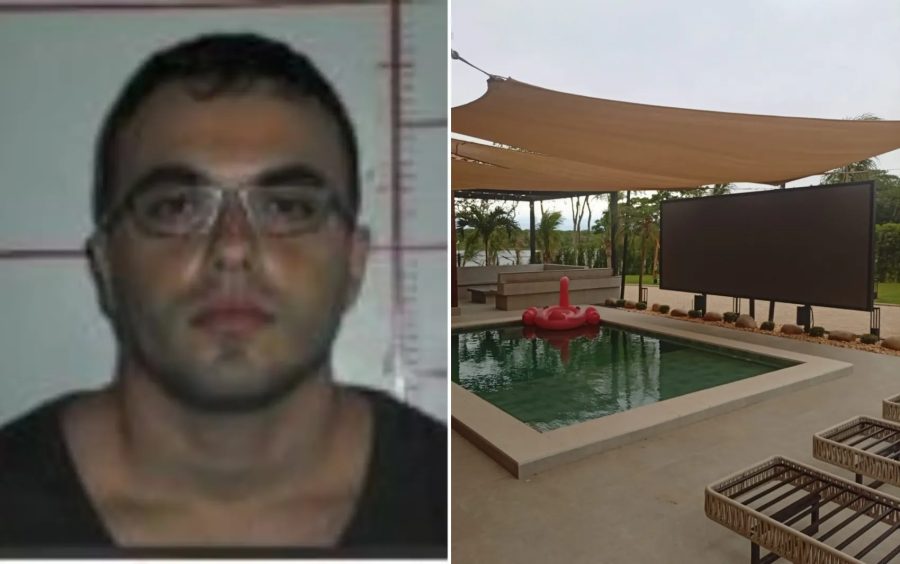 Chefe de facção baleado na Bolívia tinha mansão com praia artificial e vida de luxo na Bolívia; fotos