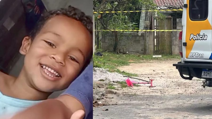Criança de três anos com patinete morre atropelada por caminhão na Serra; VÍDEO