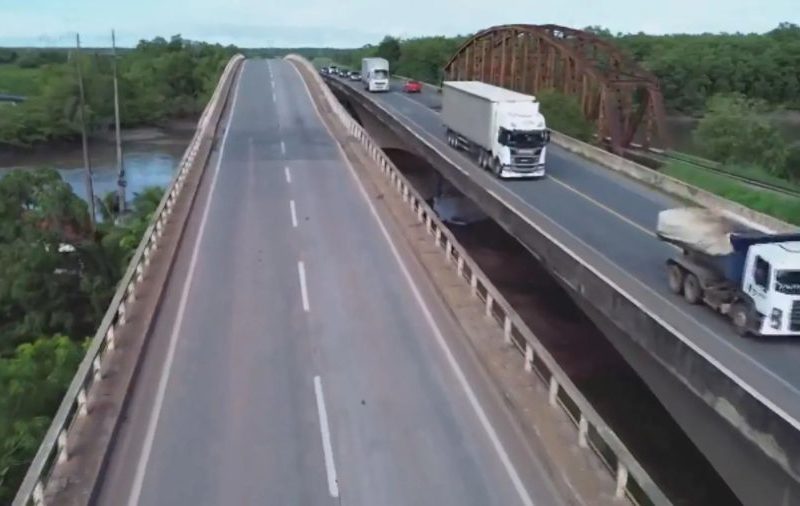 Defesa Civil enviará alertas por SMS sobre implosão da ponte do Estreito dos Mosquitos na BR-135