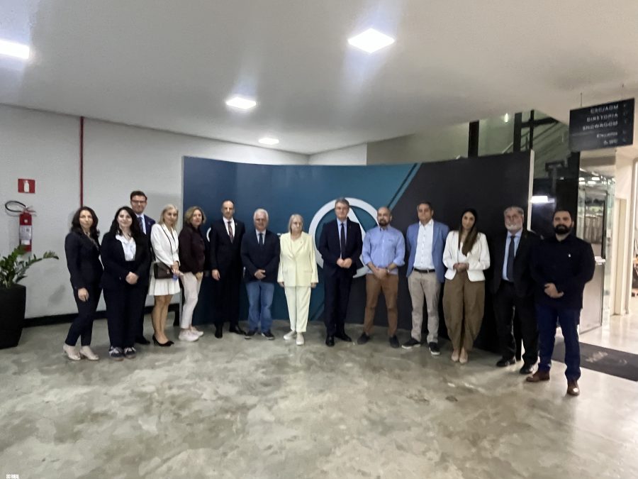Delegação alemã visita Joinville para fortalecer parceria econômica e institucional