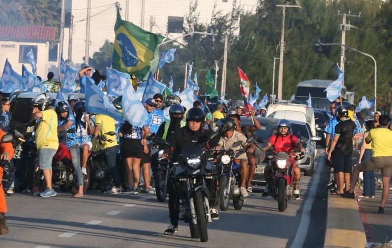 Eleições no Ceará: Atos de Lula e Flávio Bolsonaro