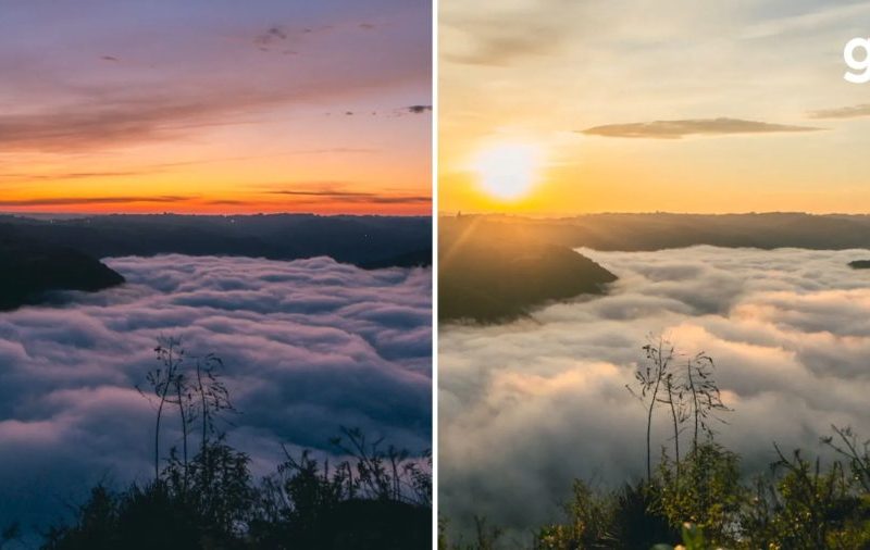 Mar de nuvens na Serra Gaúcha: vídeo impressionante viraliza