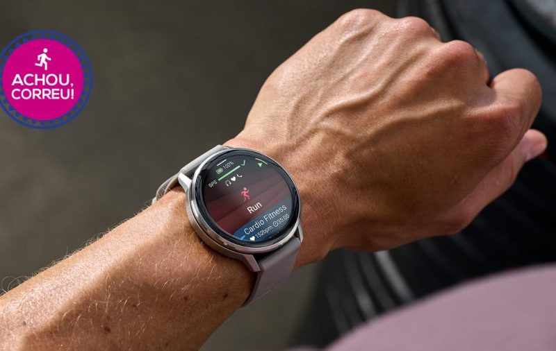Garmin Venu 4 para treinos tem mais de R$ 1.000 OFF em até 12x sem juros