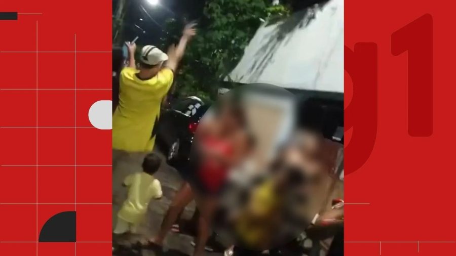 Homem atravessa comemoração eleitoral e atira perto de crianças em Vitória; veja VÍDEO