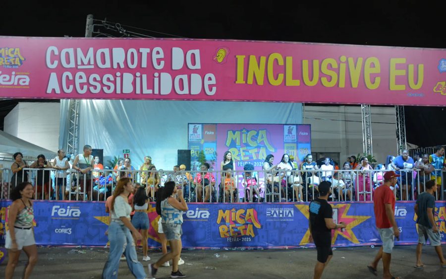 Inscrições para camarote acessível da Micareta de Feira começam em novembro; veja como participar
