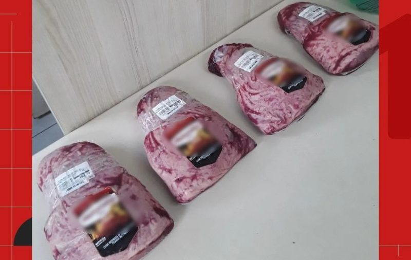 Jovem é preso com picanhas de quase R$ 700 em Vila Velha