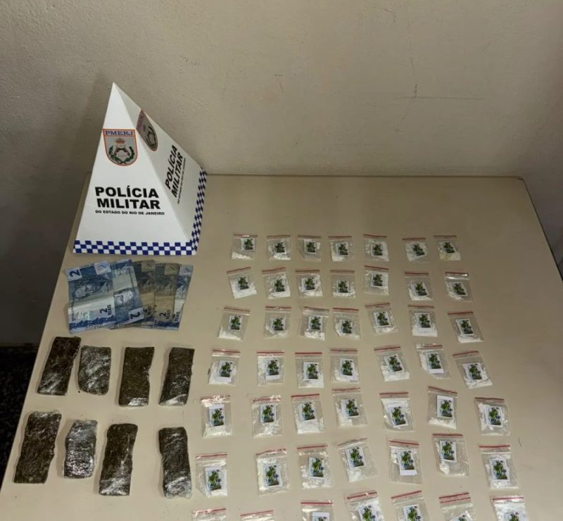 Jovem é preso suspeito de tráfico de drogas em Paraty