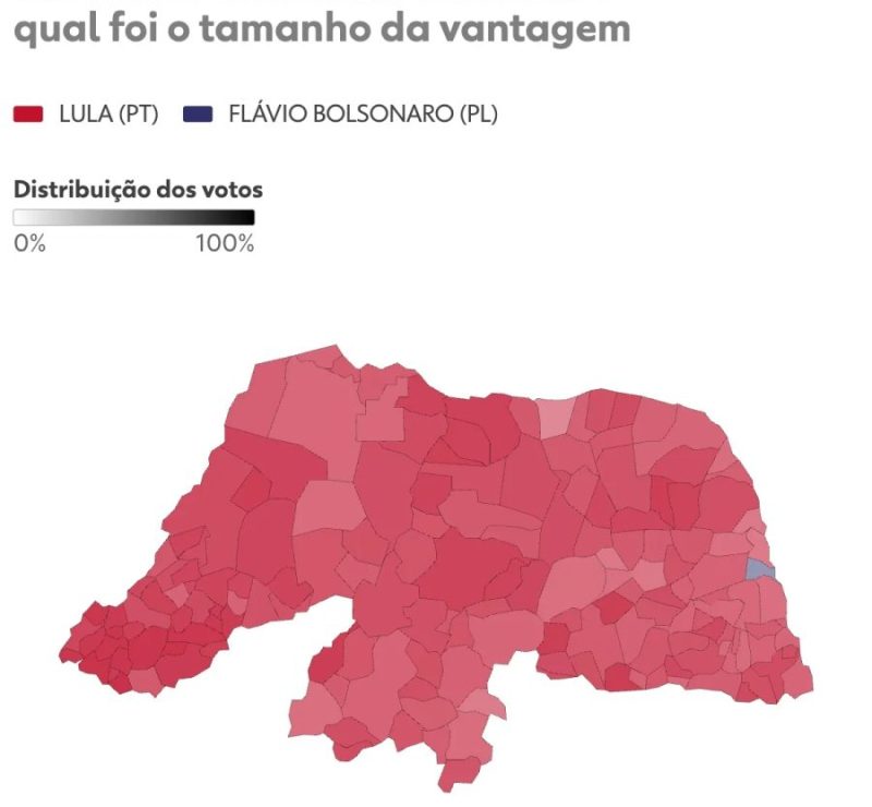 Lula vira em Galinhos e vence em 166 municípios do RN; Flávio ganha apenas em Parnamirim