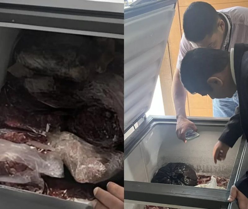 Carne estragada é apreendida em escolas no Acre