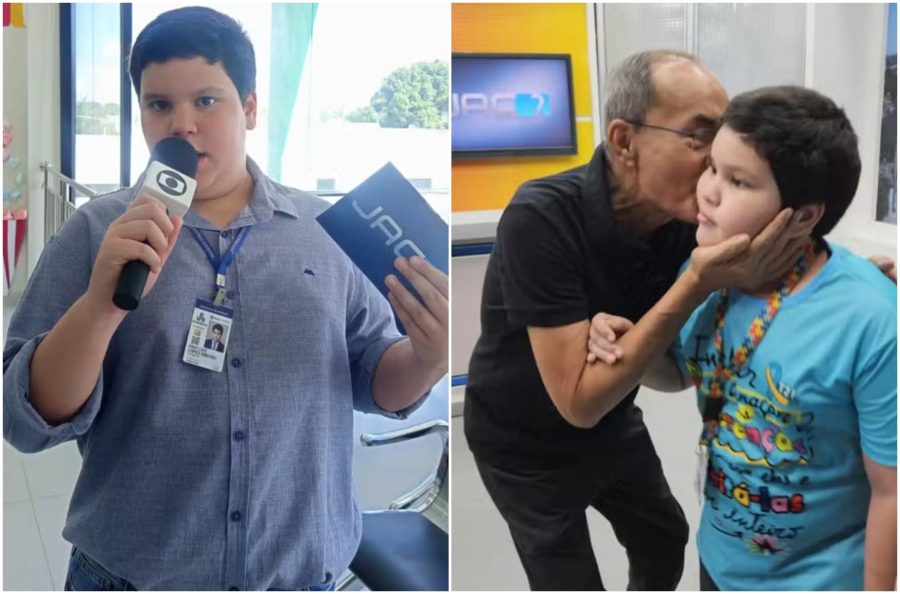 Menino autista veste-se de Ayres Rocha para homenagear ídolo