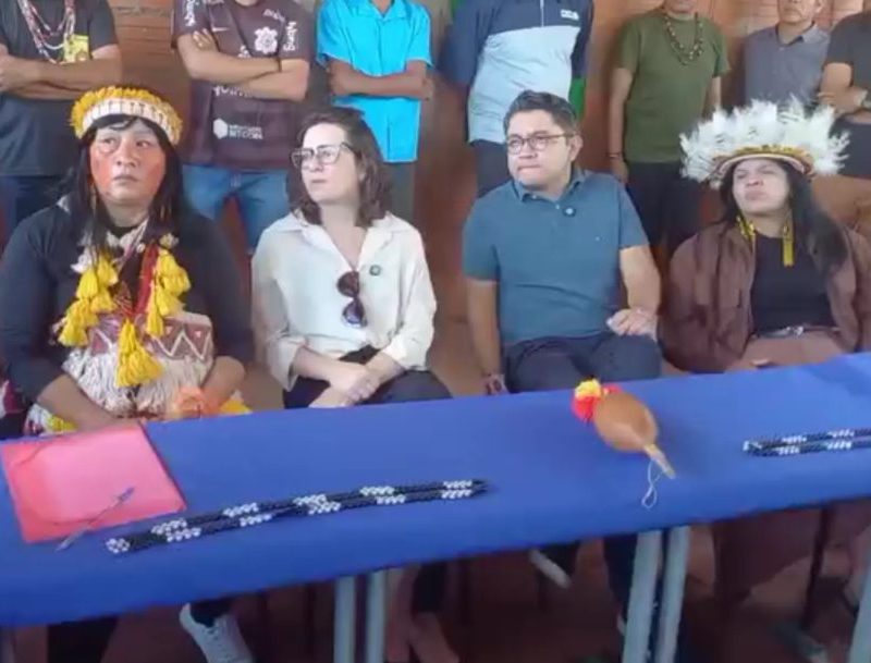 Governo federal visita aldeias em MS após ameaças a indígenas