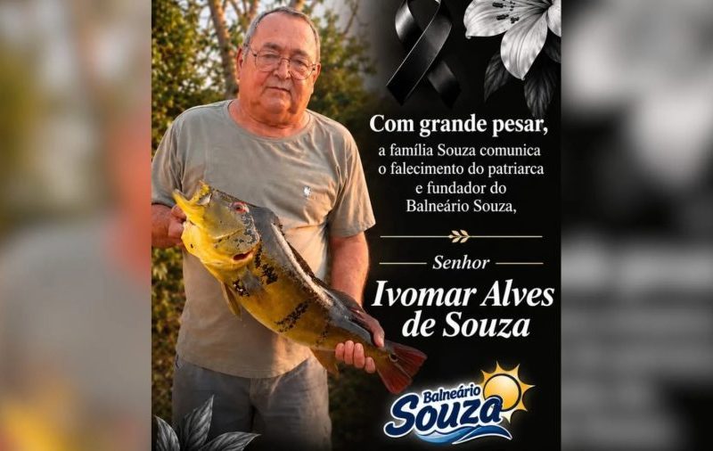 Morre fundador do tradicional Balneário Souza, em Porto Velho