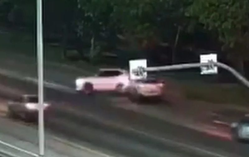 Morte de secretário no Av. Brasil: vídeo mostra perseguição, batida em carro da PM e tentativa de fuga