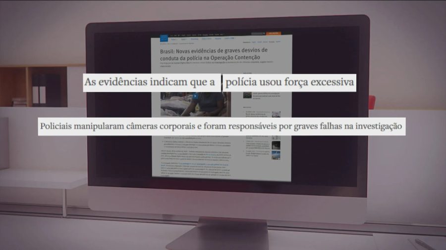 Nenhuma das mortes da megaoperação foi registrada por câmeras corporais analisadas, apontam ONG e Defensoria