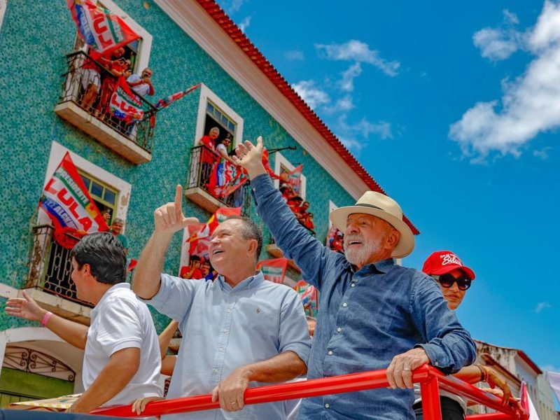 No Maranhão, Lula diz que quer “mandato histórico” se for reeleito