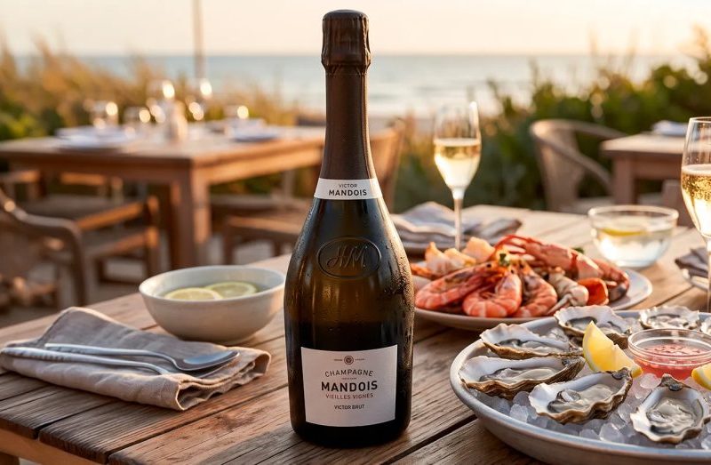 Novo champagne Mandois com 8 anos de amadurecimento chega ao Brasil