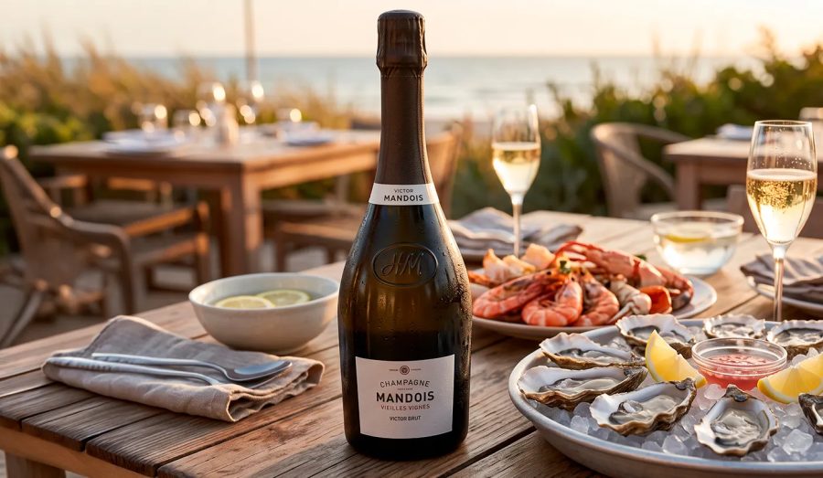 Novo champagne Mandois com 8 anos de amadurecimento chega ao Brasil