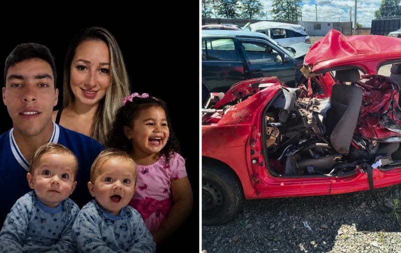 Pai, mãe e três filhos morrem em acidente na BR-373, no Paraná; motorista do outro veículo foi preso por embriaguez