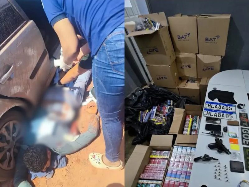 PM recupera carga com 9,5 mil maços de cigarros roubados no MA; suspeito morre em troca de tiros