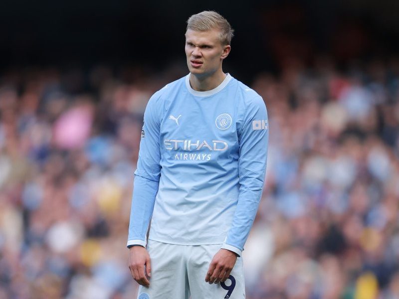 Poupado, Haaland fica no banco do Manchester City na Liga dos Campeões