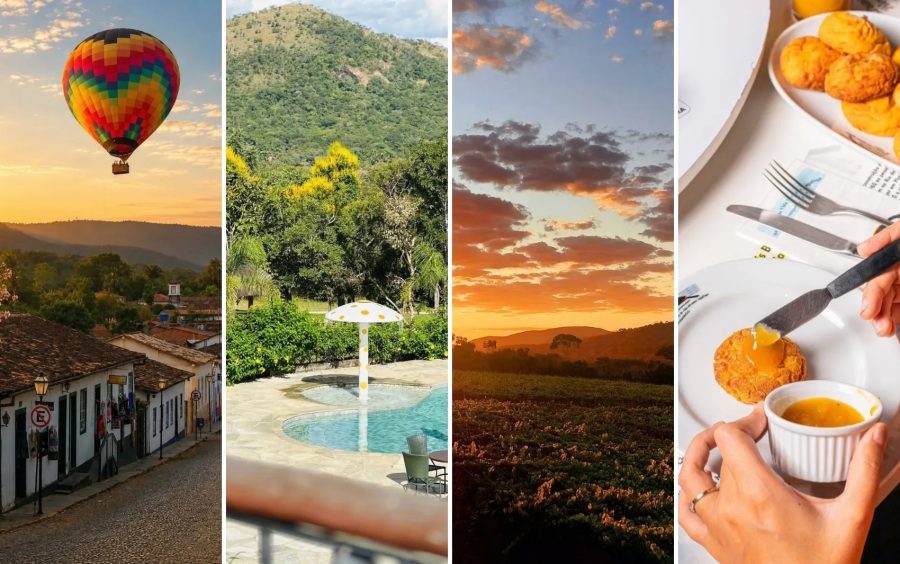 Praia de água doce, balonismo, gastronomia e mais: conheça Pirenópolis para além das cachoeiras