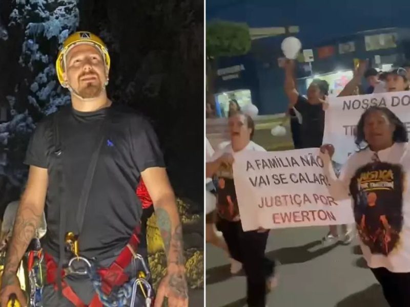 Protesto pede justiça por homem morto após carreata pró-Flávio Bolsonaro em MS