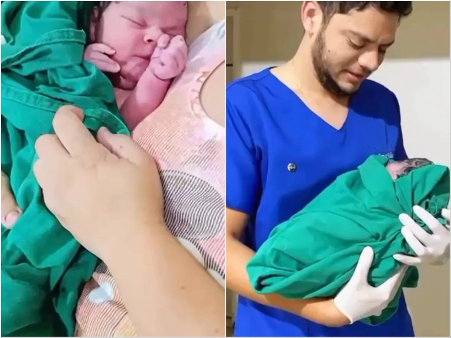 Sem saber que estava grávida, mulher dá à luz em banheiro de hospital no interior do RN