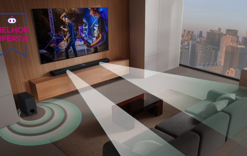 Soundbar LG com 300 W RMS de potência despenca 39% na Amazon