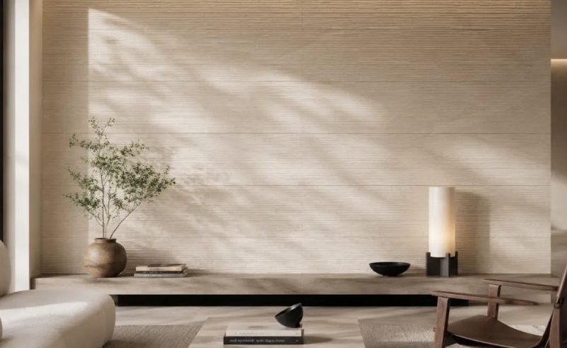 Revestimentos com relevo renovam projetos de interiores