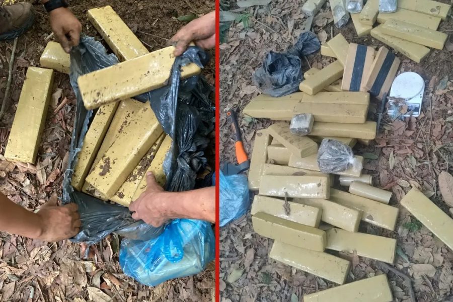 Trilha perto de restaurante leva polícia a depósito de drogas em mata de MT
