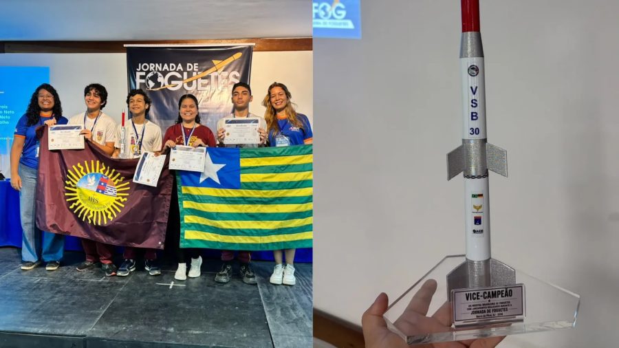 Trio de estudantes do PI conquista prata em olimpíada nacional de foguetes