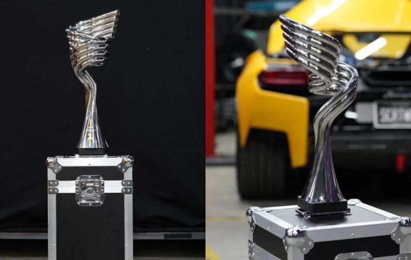 Troféu do GP de São Paulo de F1 é feito em titânio com impressão 3D