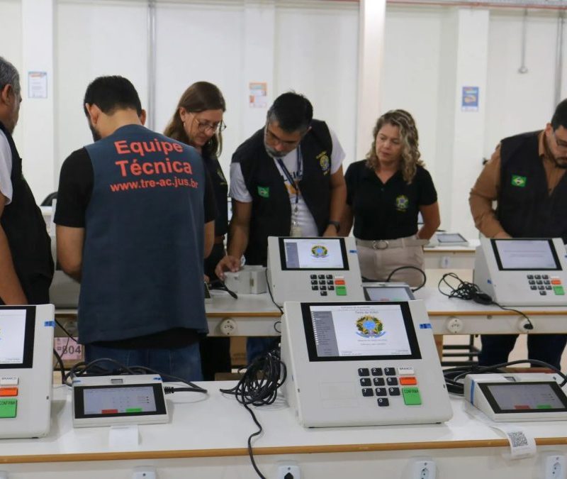 Preparativos para o segundo turno: Urnas eletrônicas lacradas no Acre