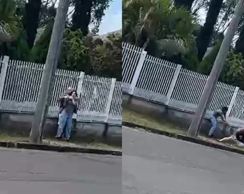 VÍDEO: homem agride e aponta simulacro de arma na cabeça de mulher e é baleado pela PM em SC